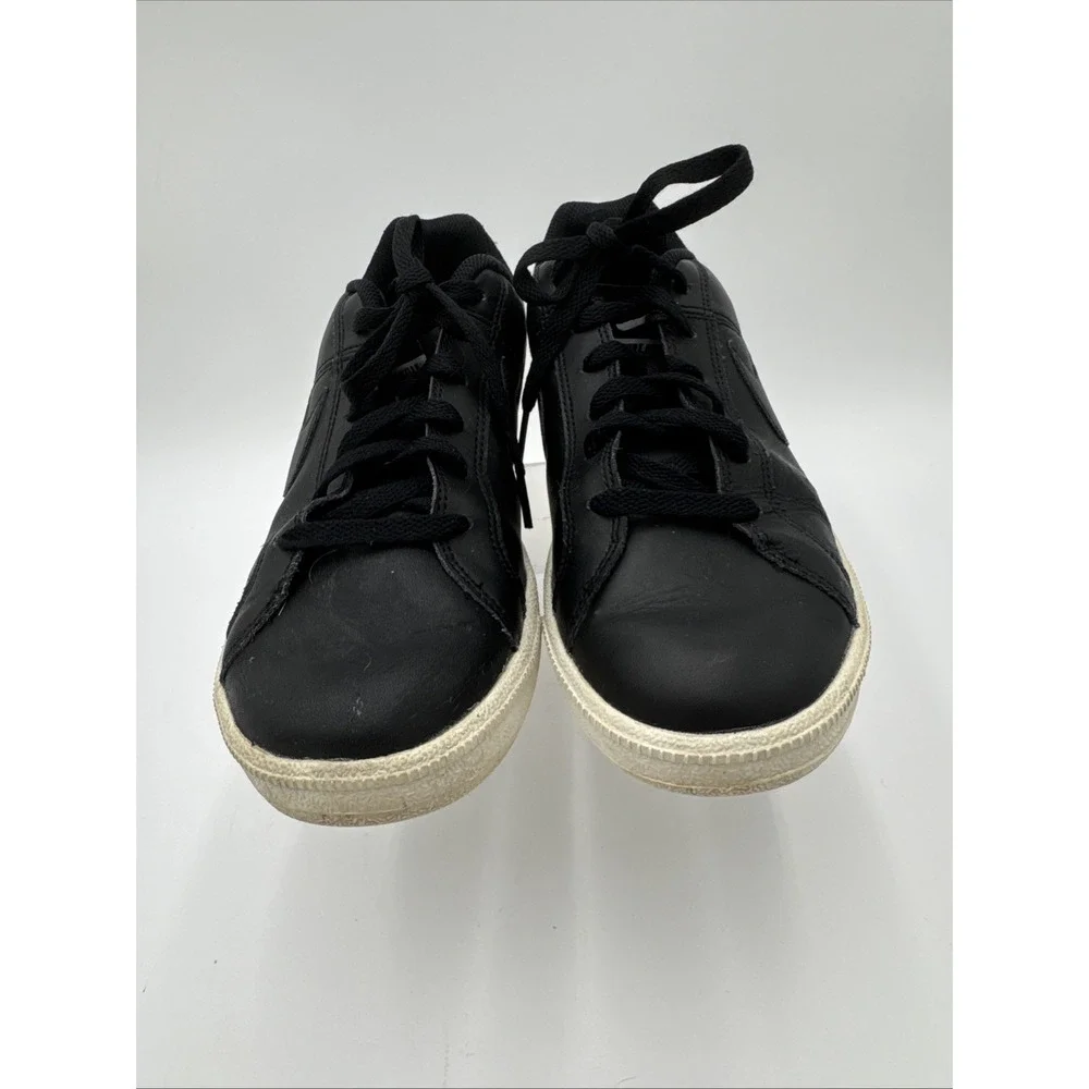 Nike Court Royale 74 Black Sneakers With Iridescent Back Women Sz-10, 749867-003